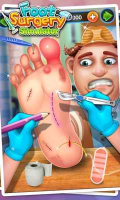 Emulate Android APK Foot Surgery Simulator