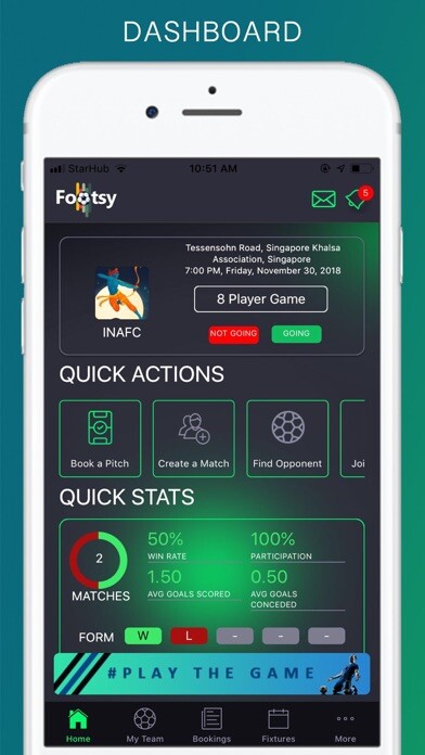 Emulate iPhone app Footsy App using MyAndroid