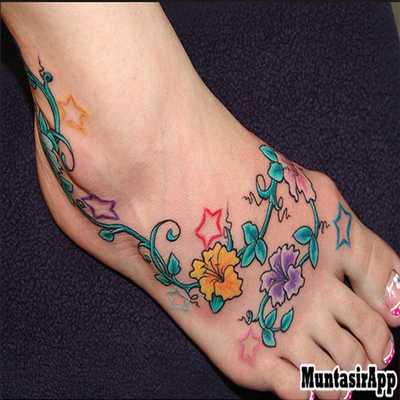 Emulate Android APK Foot Tattoo Design Emulate Android APK Foot Tattoo Design