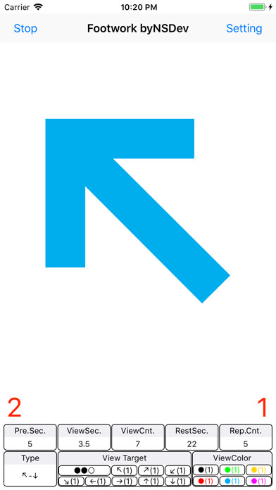 Emulate iPhone app Footwork byNSDev using MyAndroid