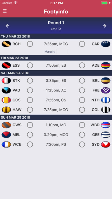 Emulate iPhone app Footyinfo - Live AFL Scores using MyAndroid Emulate iPhone app Footyinfo - Live AFL Scores using MyAndroid