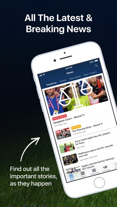 Emulate iPhone app Footy Live: AFL Scores & Stats using MyAndroid Emulate iPhone app Footy Live: AFL Scores & Stats using MyAndroid