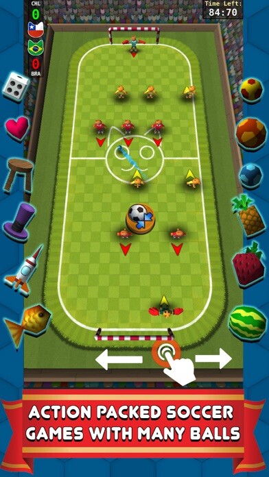 Emulate iPhone app Foozy Kitty: Cat Soccer World Stars using MyAndroid