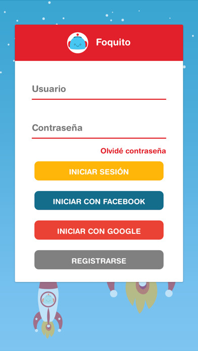Emulate iPhone app Foquito App using MyAndroid