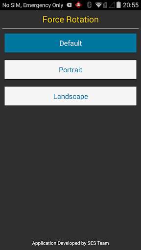 Emulate Android APK Force Rotation Emulate Android APK Force Rotation