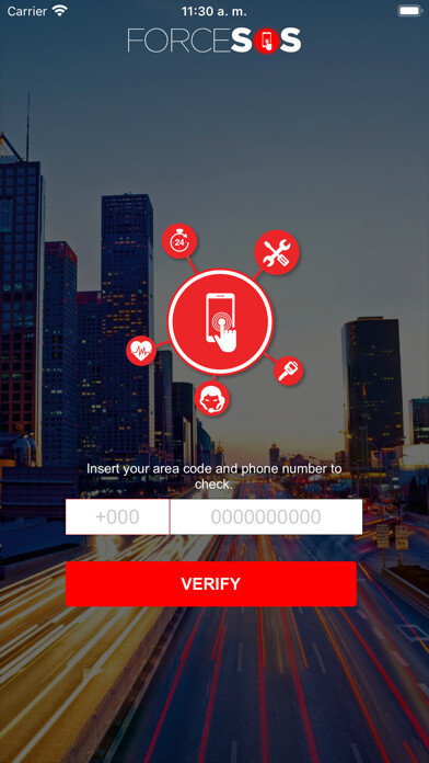 Emulate iPhone app ForceSOS Global Assistance using MyAndroid Emulate iPhone app ForceSOS Global Assistance using MyAndroid