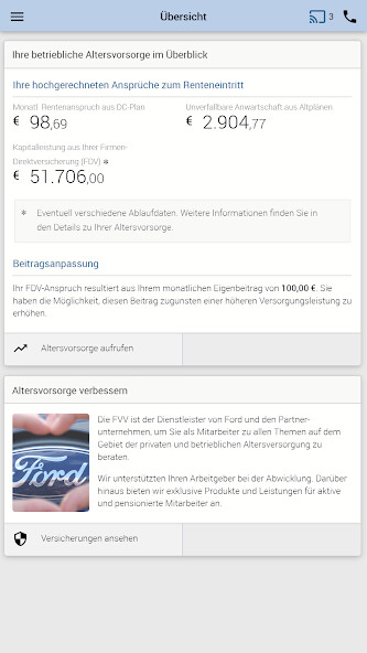 Run android online APK Ford Vorsorgeportal from MyAndroid or emulate Ford Vorsorgeportal using MyAndroid