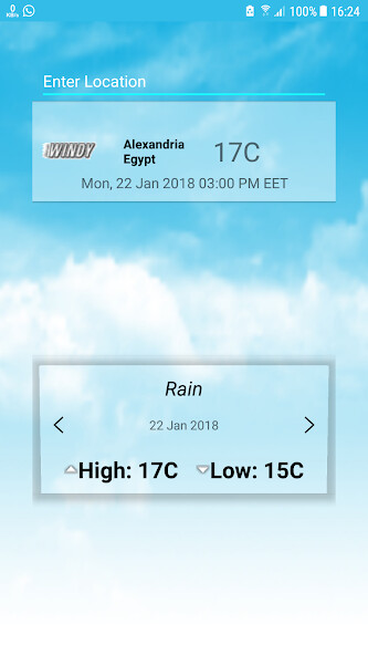 Emulate Android APK Forecast Weather