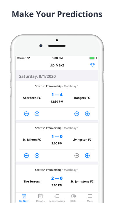 Emulate iPhone app Forescore - Football Predictor using MyAndroid Emulate iPhone app Forescore - Football Predictor using MyAndroid