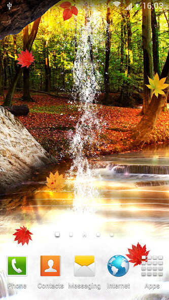 Emulate Android APK Forest 3D Waterfall Wallpaper