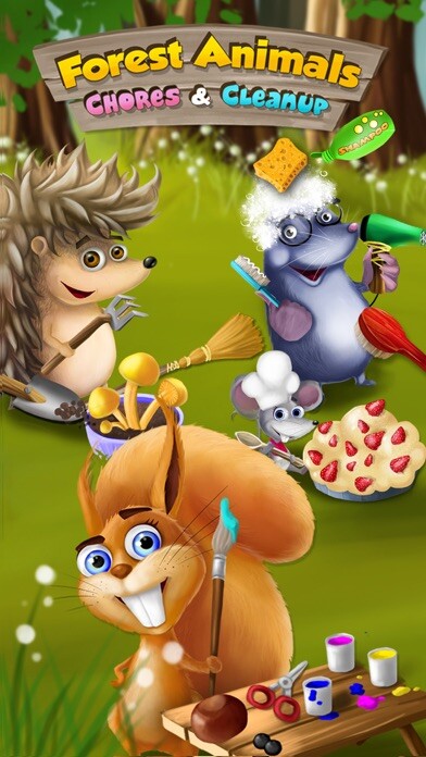 Emulate iPhone app Forest Animals Chores and Cleanup - Arts, Crafts and Care using MyAndroid Emulate iPhone app Forest Animals Chores and Cleanup - Arts, Crafts and Care using MyAndroid