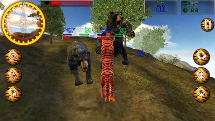 Emulate Android APK Forest Animals: Wild Cat Tiger