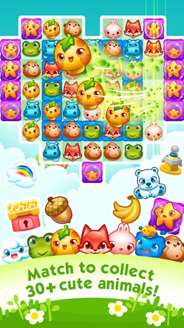 Emulate iPhone app Forest Heroes - 3 match puzzle game using MyAndroid Emulate iPhone app Forest Heroes - 3 match puzzle game using MyAndroid