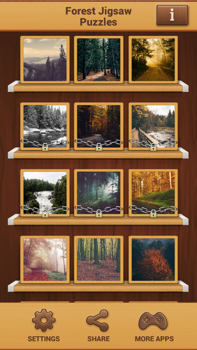 Emulate iPhone app Forest Puzzle Game - Nature Picture Jigsaw Puzzles using MyAndroid Emulate iPhone app Forest Puzzle Game - Nature Picture Jigsaw Puzzles using MyAndroid