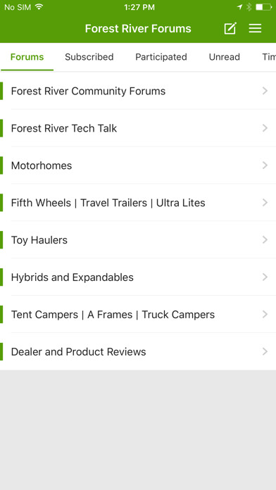 Emulate iPhone app Forest River RV Forums using MyAndroid