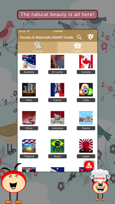 Emulate iPhone app Forests & Waterfalls SMART Guide using MyAndroid Emulate iPhone app Forests & Waterfalls SMART Guide using MyAndroid