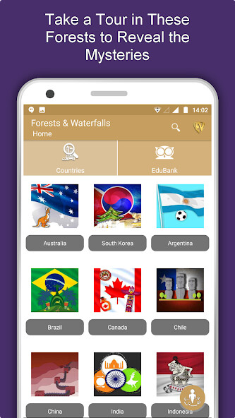 Run android online APK Forests  Waterfalls Travel  Explore Guide from MyAndroid or emulate Forests  Waterfalls Travel  Explore Guide using MyAndroid