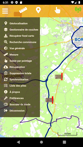 Run android online APK ForetData from MyAndroid or emulate ForetData using MyAndroid