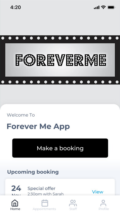 Emulate iPhone app Forever Me App using MyAndroid