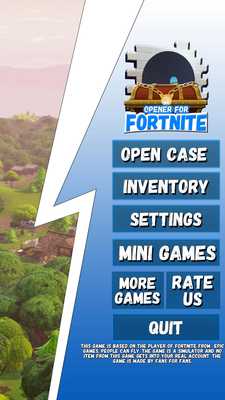 Emulate Android APK For Fortnite - Chest / Case Opener / Skin Collect Emulate Android APK For Fortnite - Chest / Case Opener / Skin Collect