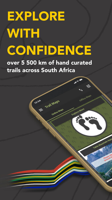 Emulate iPhone app Forge: Hiking Maps using MyAndroid