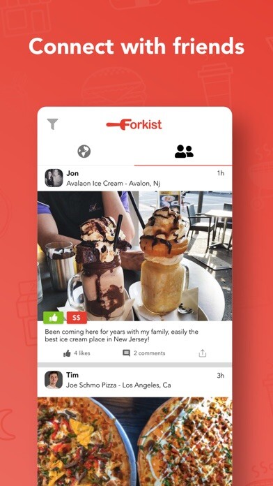 Emulate iPhone app Forkist: Food Friends Connect using MyAndroid Emulate iPhone app Forkist: Food Friends Connect using MyAndroid
