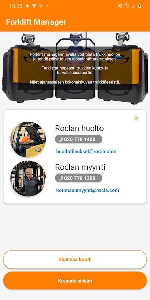 Run android online APK Forklift Manager from MyAndroid or emulate Forklift Manager using MyAndroid