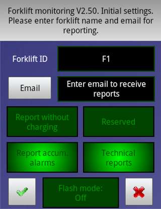 Run android online APK Forklift Monitoring from MyAndroid or emulate Forklift Monitoring using MyAndroid
