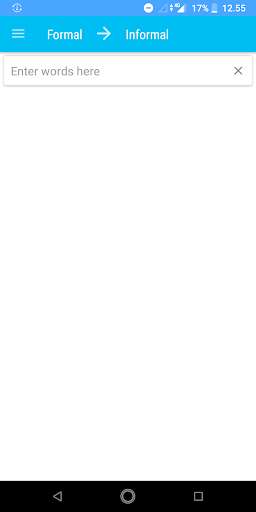 Run android online APK Formal Informal English Dictionary from MyAndroid or emulate Formal Informal English Dictionary using MyAndroid