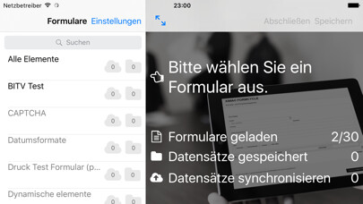 Emulate iPhone app FORMCYCLE Offline App using MyAndroid Emulate iPhone app FORMCYCLE Offline App using MyAndroid