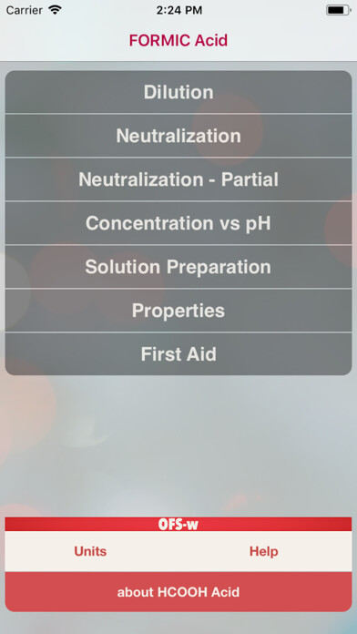 Emulate iPhone app FORMIC Acid using MyAndroid
