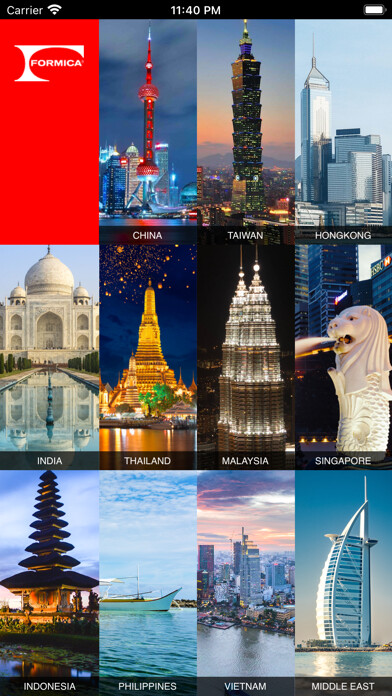 Emulate iPhone app Formica eCatalog Mobile using MyAndroid