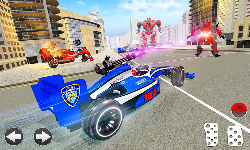 Run android online APK Formula Car Robot Police Game from MyAndroid or emulate Formula Car Robot Police Game using MyAndroid