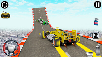 Emulate iPhone app Formula Car Stunt Race Ramp using MyAndroid