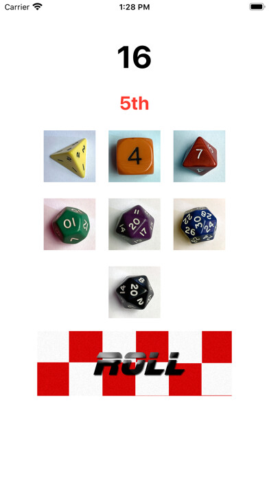 Emulate iPhone app Formula D/De Roller using MyAndroid