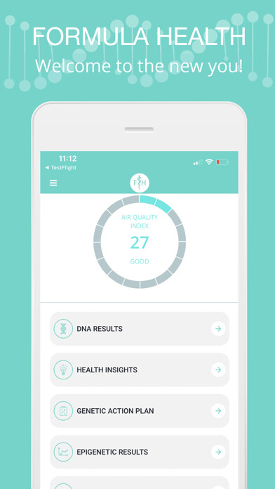 Emulate iPhone app Formula Health using MyAndroid