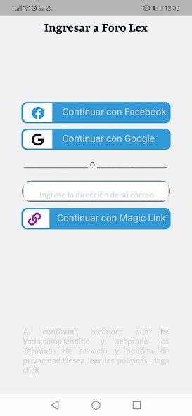 Run android online APK Foro Lex from MyAndroid or emulate Foro Lex using MyAndroid Run android online APK Foro Lex from MyAndroid or emulate Foro Lex using MyAndroid