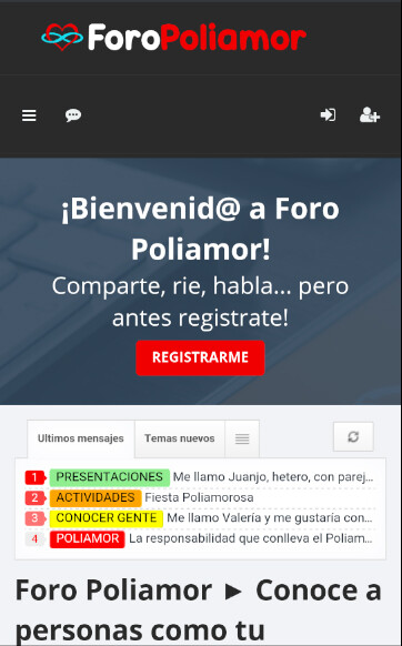 Run android online APK Foro Poliamor -  Conoce gente nueva cerca de ti from MyAndroid or emulate Foro Poliamor -  Conoce gente nueva cerca de ti using MyAndroid
