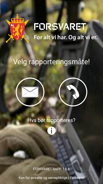 Run android online APK Forsvaret Rapp from MyAndroid or emulate Forsvaret Rapp using MyAndroid