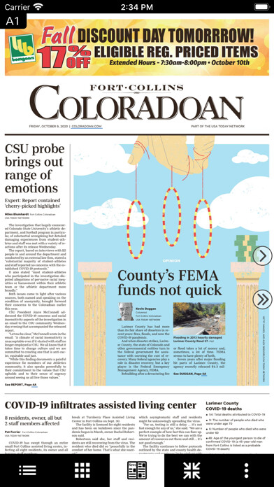 Emulate iPhone app Fort Collins Coloradoan Print using MyAndroid Emulate iPhone app Fort Collins Coloradoan Print using MyAndroid