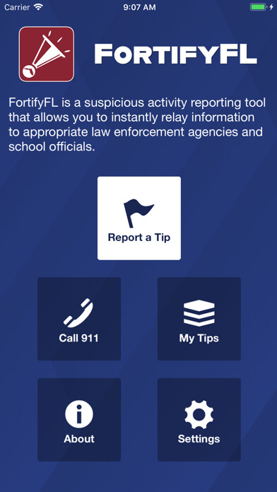 Emulate iPhone app FortifyFL - Tip Reporting using MyAndroid Emulate iPhone app FortifyFL - Tip Reporting using MyAndroid
