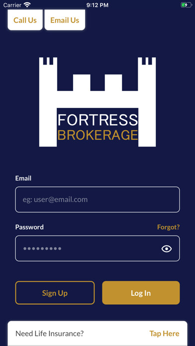 Emulate iPhone app Fortress Brokerage Solutions using MyAndroid Emulate iPhone app Fortress Brokerage Solutions using MyAndroid