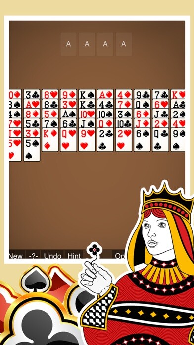 Emulate iPhone app Fortress Solitaire Classic Cards Time Waster Brain Skill Free using MyAndroid