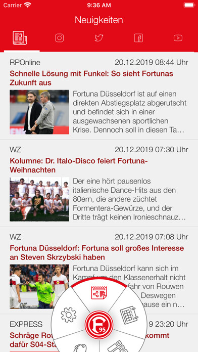 Emulate iPhone app Fortuna Düsseldorf Fans using MyAndroid Emulate iPhone app Fortuna Düsseldorf Fans using MyAndroid