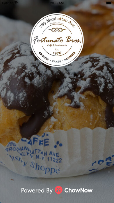 Emulate iPhone app Fortunato Bros Cafe & Bakery using MyAndroid Emulate iPhone app Fortunato Bros Cafe & Bakery using MyAndroid