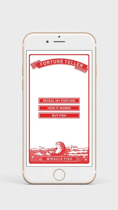 Emulate iPhone app Fortune Teller Miracle Fish using MyAndroid