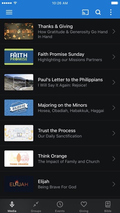 Emulate iPhone app Fortville Christian Church App using MyAndroid Emulate iPhone app Fortville Christian Church App using MyAndroid
