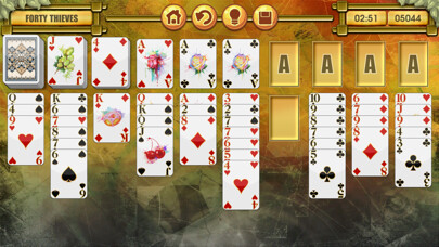 Emulate iPhone app Forty Thieves Solitaire Hearts & Spades Patience using MyAndroid Emulate iPhone app Forty Thieves Solitaire Hearts & Spades Patience using MyAndroid