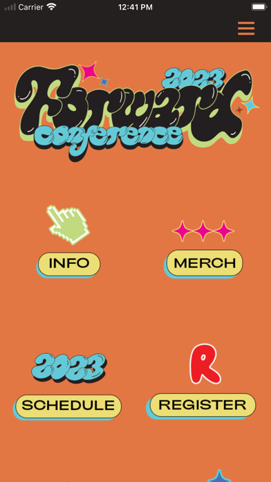 Emulate iPhone app Forward Conference 2023 using MyAndroid