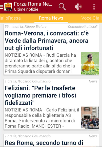 Run android online APK Forza Roma News from MyAndroid or emulate Forza Roma News using MyAndroid